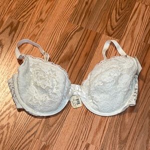 NWT Vintage Lace Bra, Solange, Cream, Ivory, lightly lined, 44C